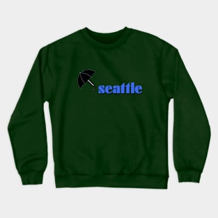 seattle rain Crewneck Sweatshirt